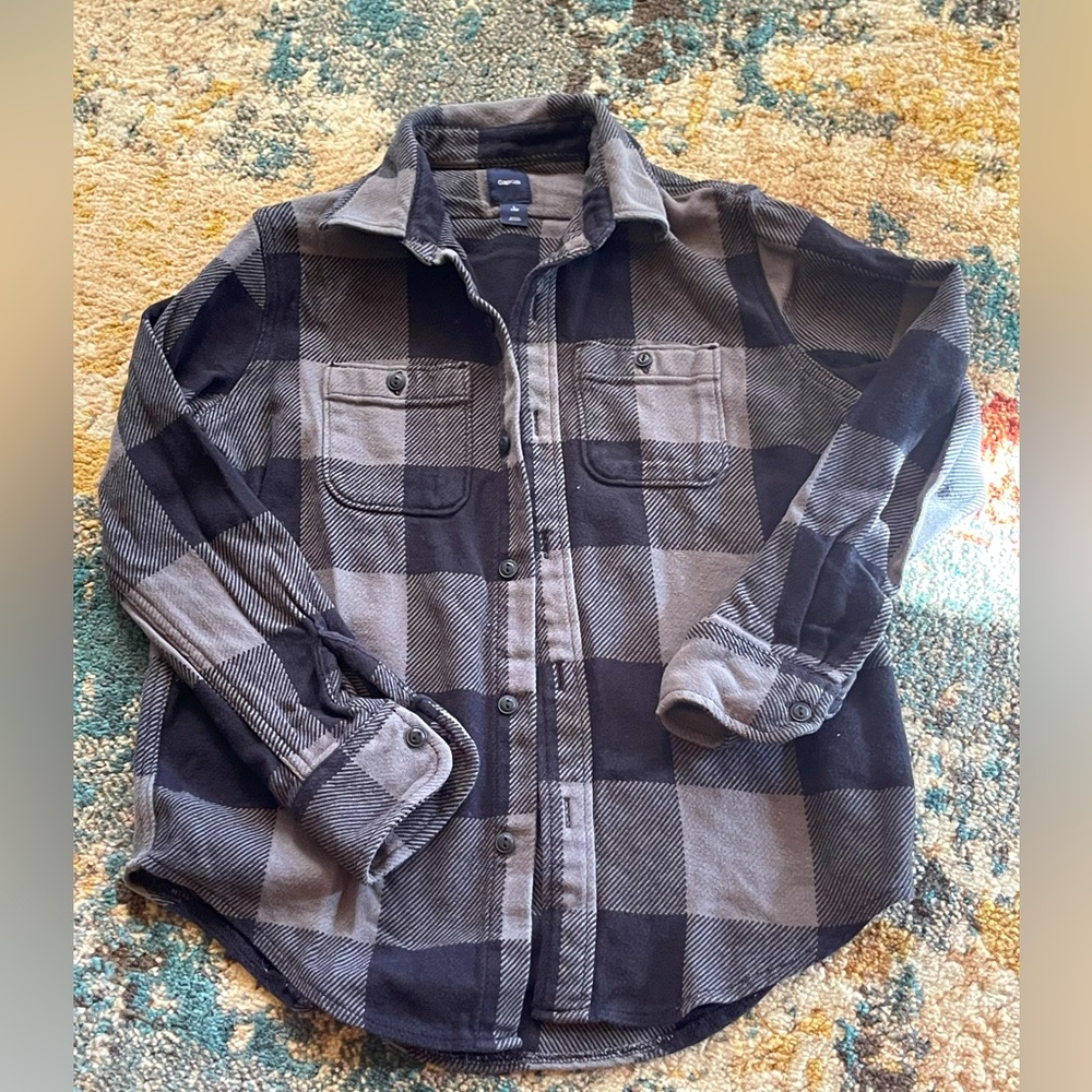 Gap kids boys flannel shirt size Large (10)